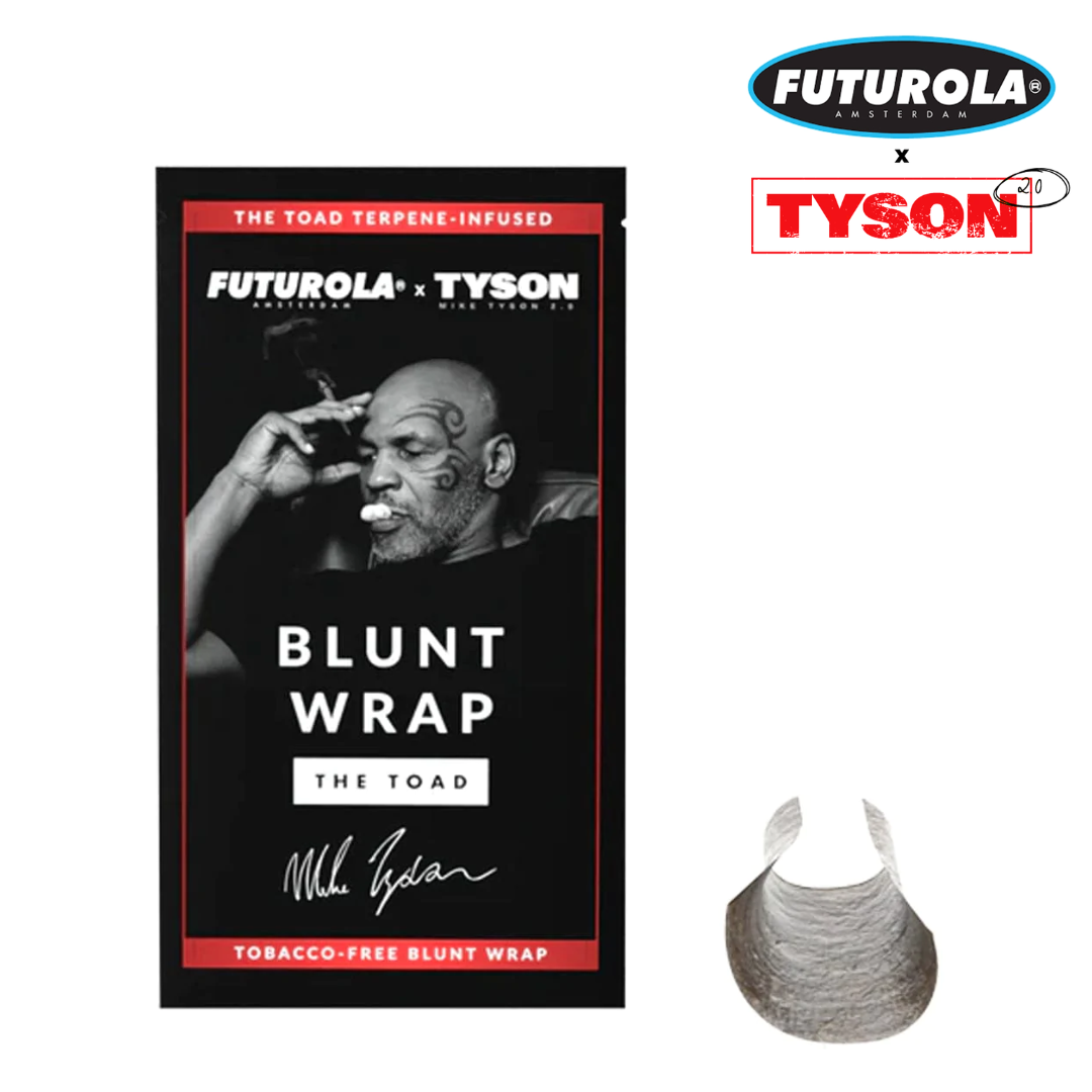 Tyson 2.0 X Futurola Terpene-Infused Blunt Wraps · PurePuff